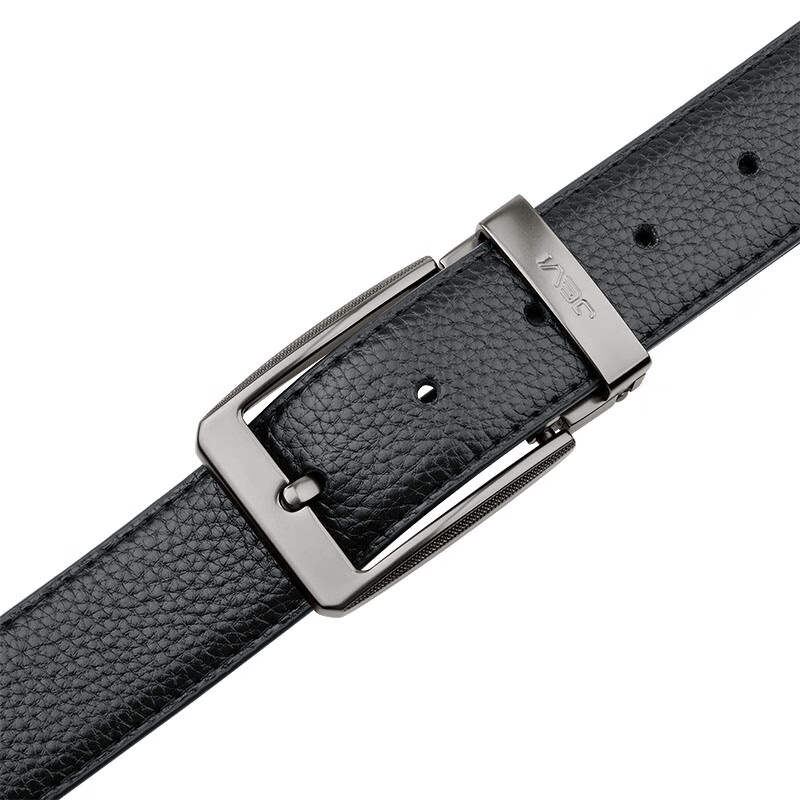 JEVI Men's Leather Belt with Pin Buckle, Trendy Business Casual Belt for Young And Middle-Aged Men, Birthday Gift for Dad Or Boyfriend 6
