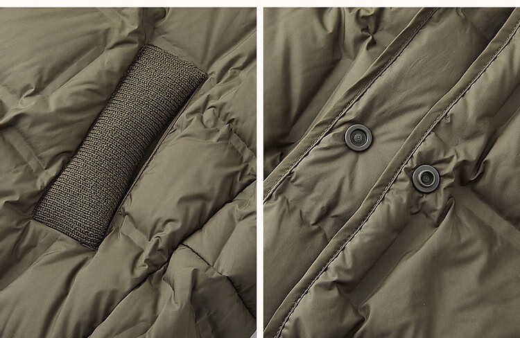 Dme [Puff Lover] 25 Winter Cloud 90% Duck Down Matte Horizontal Knitted Slimming Bread Women's Down Jacket 4