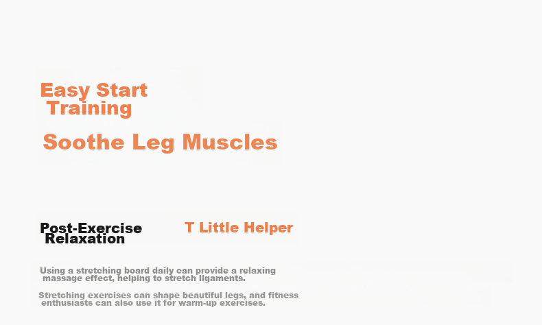 Mike Leg Stretching Board, Calf Stretching Device, Resistance Band, Sit-Up Assist Tool, Standing Inclined Pedal + Resistance Band 4