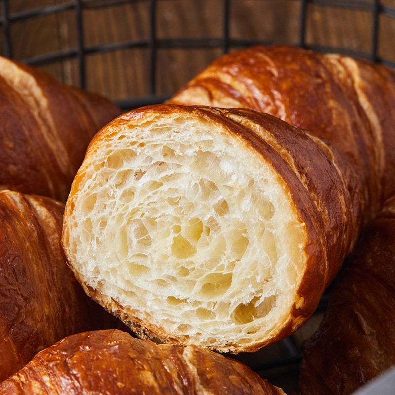 凯瑞美家 碱水可颂牛角面包45g*5个 早餐半成品 碱水面包 西式烘焙食品