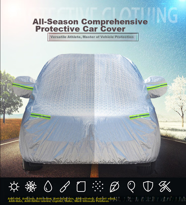 KOOLIFE Car Cover Full Protection Sunshade Thickened Suitable for Xiaomi SU7, Volkswagen, Buick LaCrosse, Toyota Crow 9