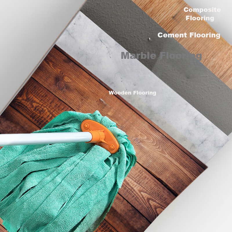 CHAHUA Mop Cleaning Cloth, Ultra-Fine Fiber, Absorbent, Wringer Cloth, Mop Head, Floor Cleaning Tool, Green *