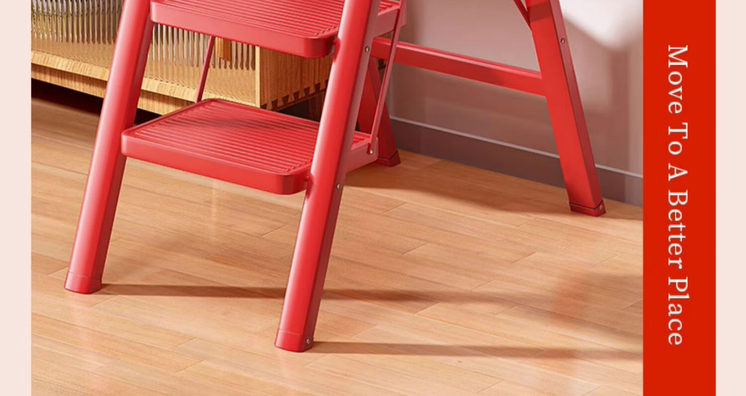 SHULIANG Ladder, Foldable Thickened A-Frame Ladder, Indoor Small Ladder Stool, Housewarming Step-By Ladder, Home Use Ladder 7