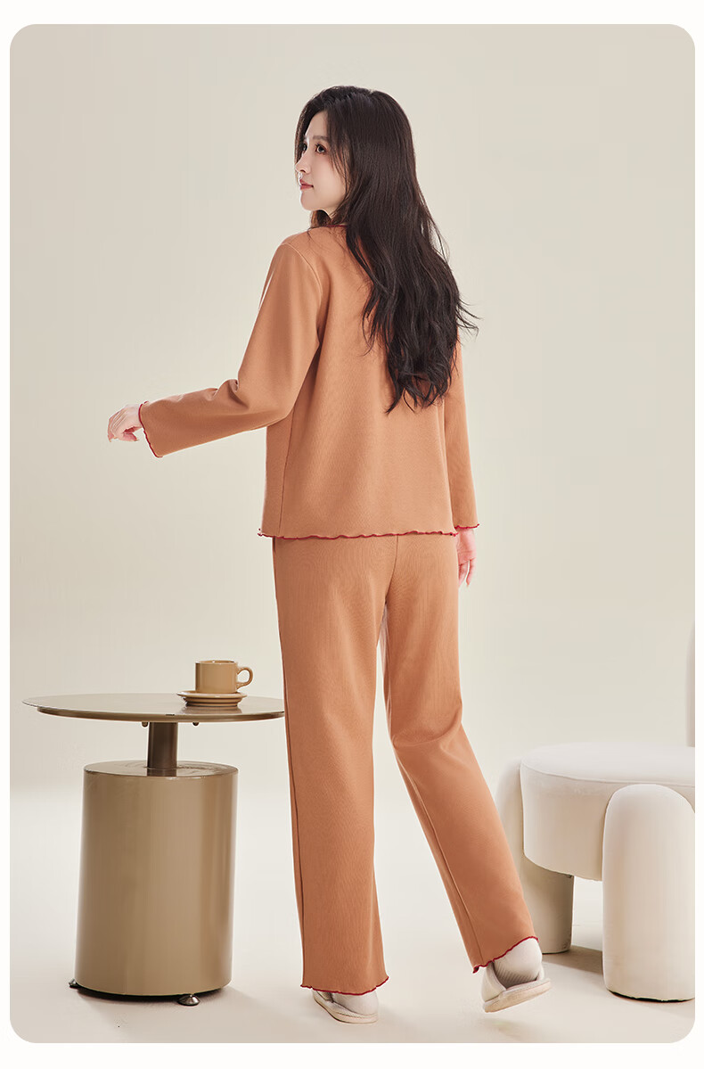 Manza [Anti-Static] German Velvet Pajamas for Women, Spring Autumn Winter Wearable, 2025 New Double-Sided Brushed Warm Loungewear 5