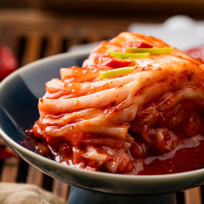 清净园&宗家府 韩国进口 清爽切件泡菜罐头160g 韩式辣白菜下饭菜 低脂