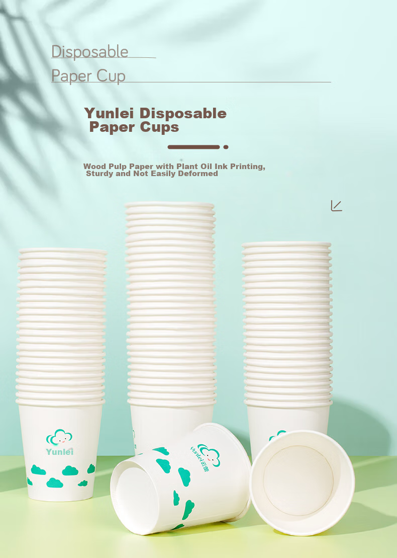 Yunlei Disposable Coffee Cups, Thickened Insulated Takeout Cups with Lids for Hot Drinks And Milk Tea, 400ml*20 Sets 1