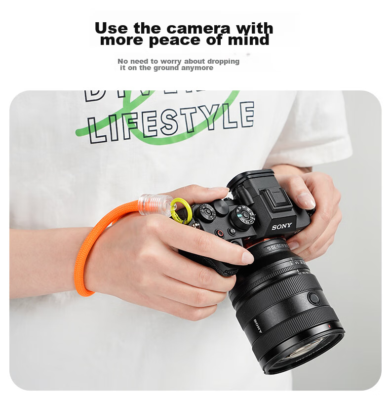 BIAZE Phone Wrist Strap, Short Anti-Theft And Anti-Loss Handheld Strap Case, Transparent Pad, Unisex, Suitable for Apple 17/Huawei/Xiaomi Phones And Others, SP5-Fluorescent Gree 9