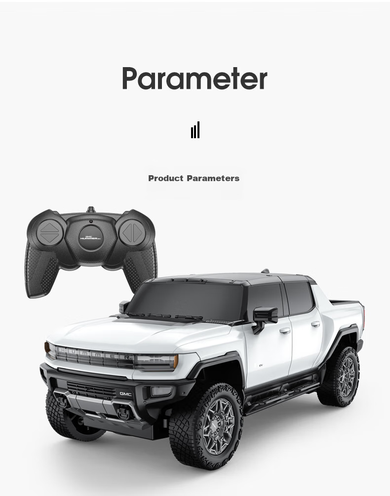 Rastar Remote Control Car (Rastar) 1:26 Hummer Remote Control Toy Car, Boys' Toy, Dragon Boat Festival Gift, 93100 Orange 13