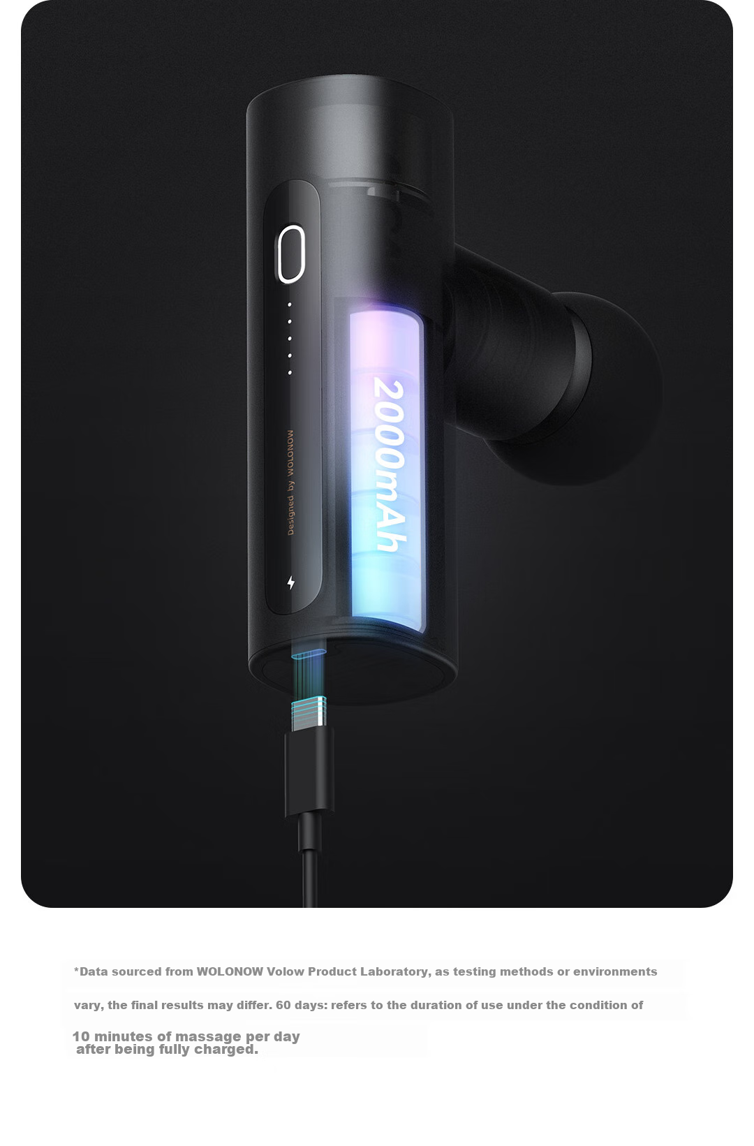 WOLONOW Massage Gun, Professional Sports Muscle Relaxation Device for Shoulder Neck Back, Leg Massager, Birthday Gift for Girlfriend Boyfriend, Practical Present for Women And Parents 15