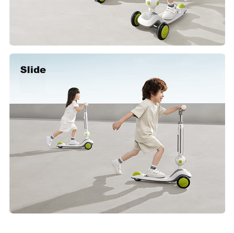 Babycare Children's Scooter for Ages 1-3 Multifunctional Baby Walker Ride-On Toy Birthday Gift, Light Purple 15