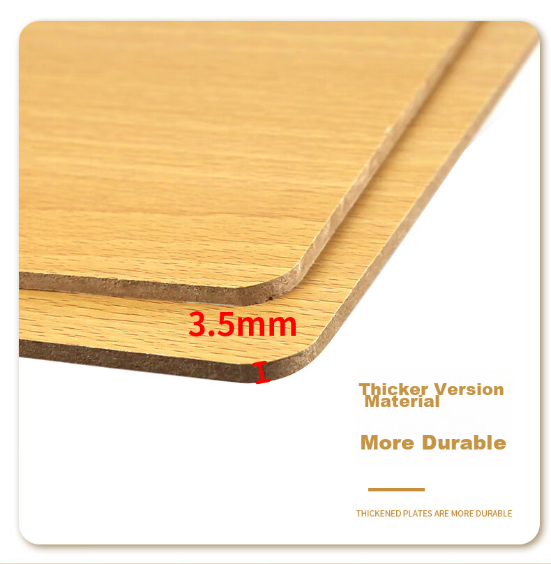 Bailiwen H805 Wooden Clipboard A4 File Folder, Wall-Mountable Document Holder, Restaurant Menu Holder, Drawing Board, Exam Paper Holder, Student Writing Pad, Storage Folder 6