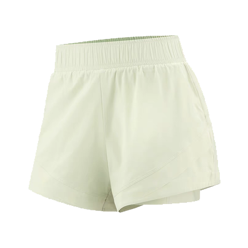 Ziyouxi Women's Sports Shorts with Built-In Liner, Anti-Exposure Breathable Running Fitness Pants for Pilates, Jump Rope Training And Yoga, Summer Wear