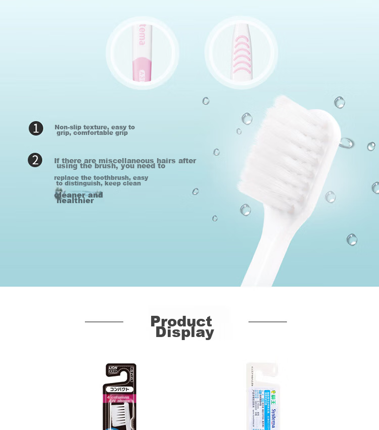 Lion Fine Bristle Imported Four-Column Ultra-Fine Toothbrush, 1 Piece, Soft And Flexible Bristles for Gum Protectio 4