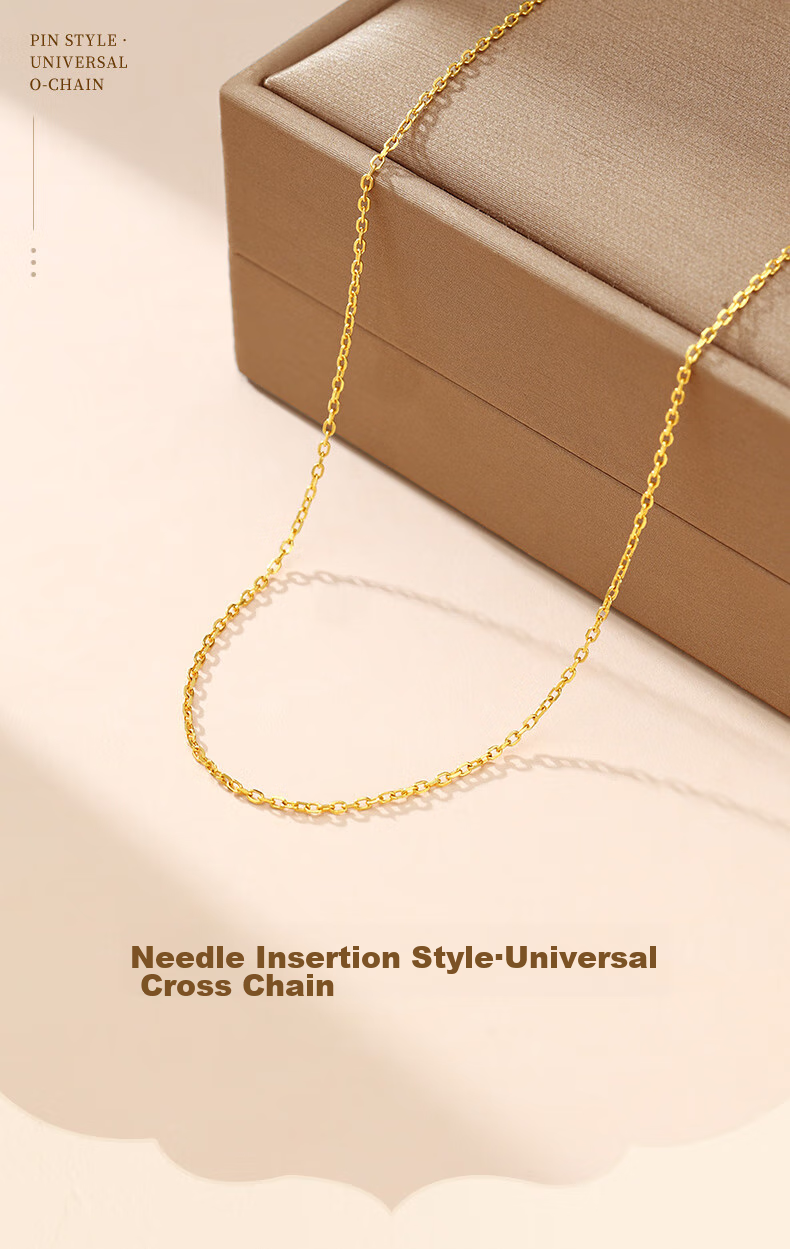 GLTEN Women's Plain Gold And Silver Chain Necklace, Versatile Pendant, Everyday Accessory, Gift for Girls 1