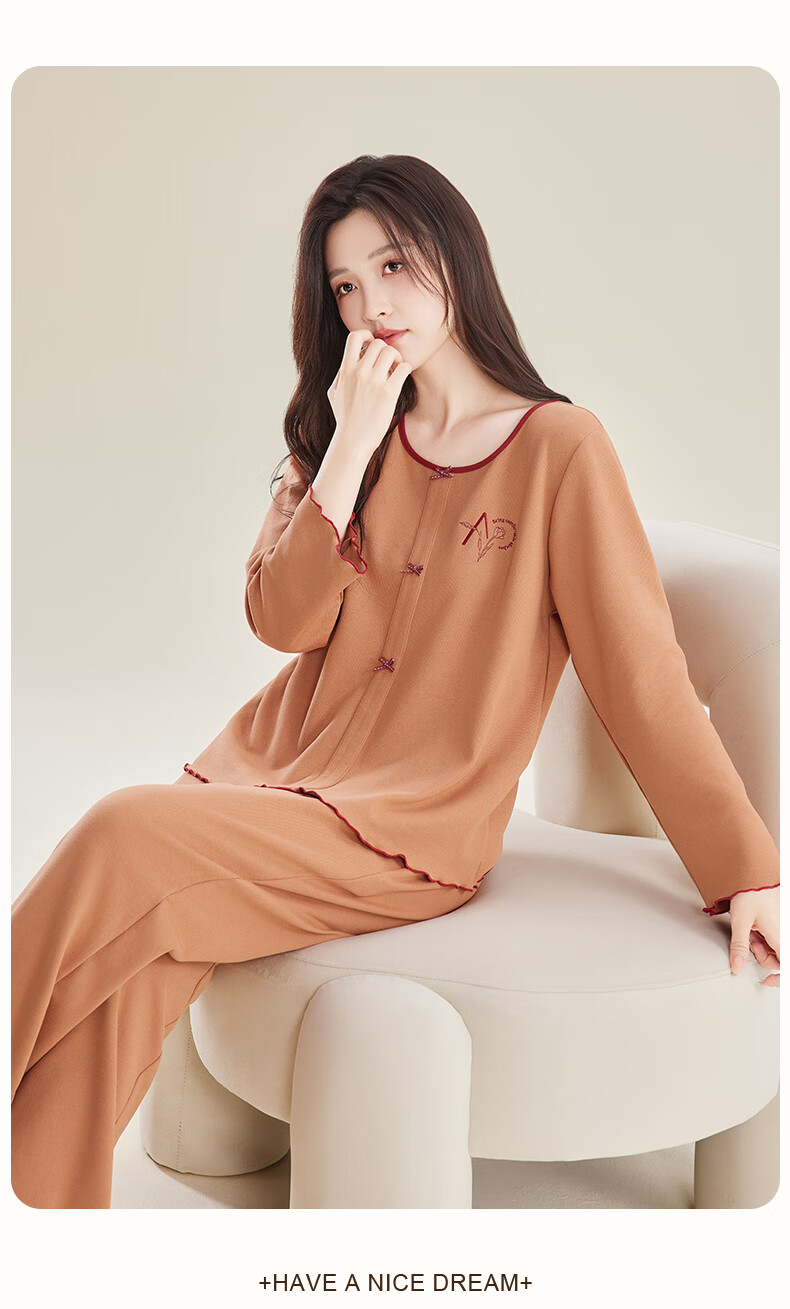 Manza [Anti-Static] German Velvet Pajamas for Women, Spring Autumn Winter Wearable, 2025 New Double-Sided Brushed Warm Loungewear 3