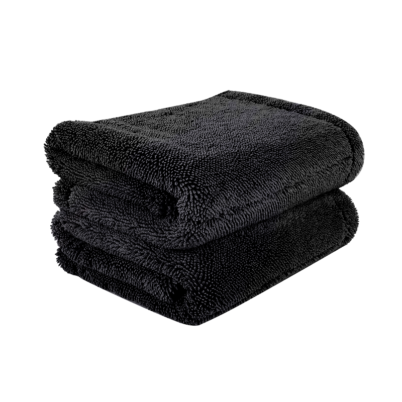 CHUSHE Small Braid Cleaning Cloth, 40*60cm, 2 Pieces, Car Wash Towel, Car Washing, Automotive-Specific, Strongly Absorbent Cloth