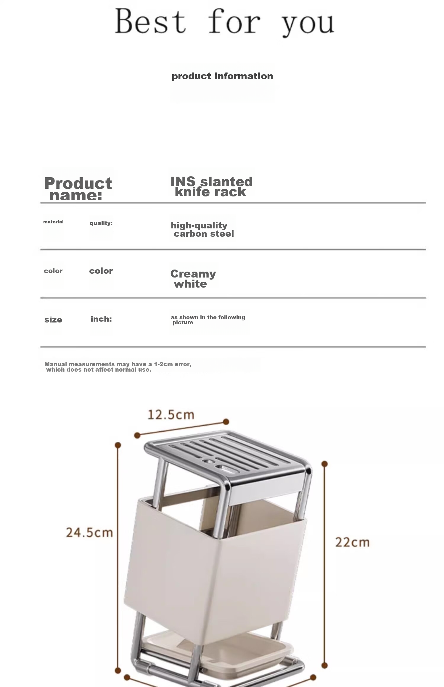 YOUQIN Knife Holder Storage Rack, 2026 New Model Kitchen Knife Organizer, Stylish Multifunctional Cutting Board Stand 23