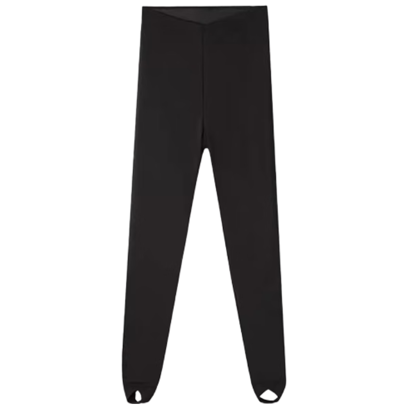 LangSha Women's Fleece-Lined Leggings with Silk Cotton, Thick Warm Pants for Outer Wear in Northeast China, Cold-Resistant Cotton Pants for Autumn And Winter
