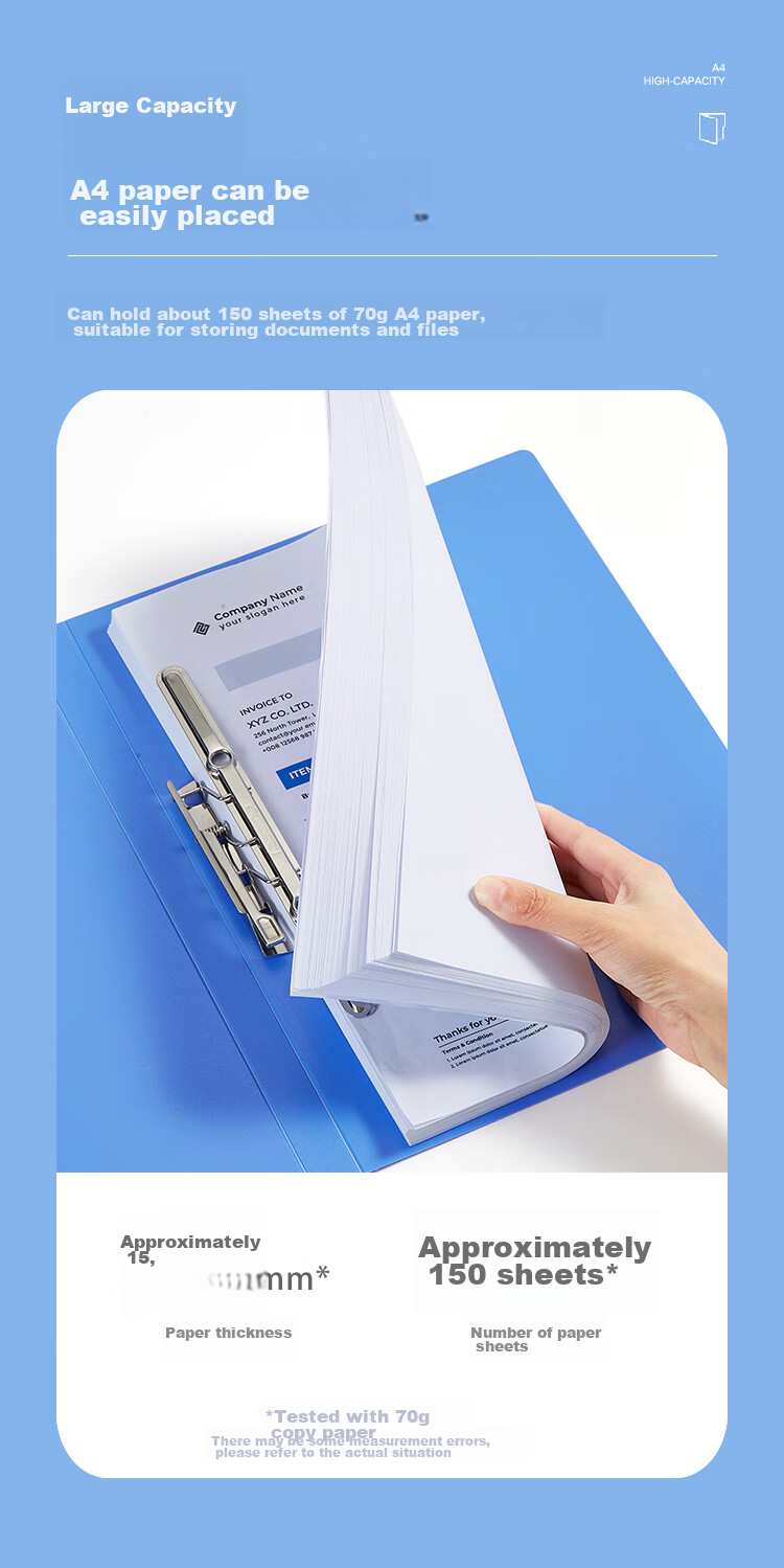 COMIX File/folder/long Box A4, Black A603 3
