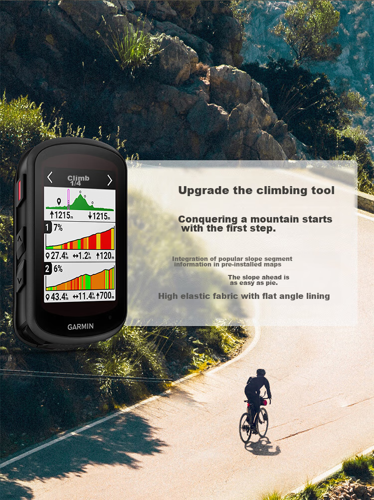 GARMIN Edge540/840 Bicycle Computer Silicone Protective Case, Shockproof, Flexible, Wear-Resistant, Red 6