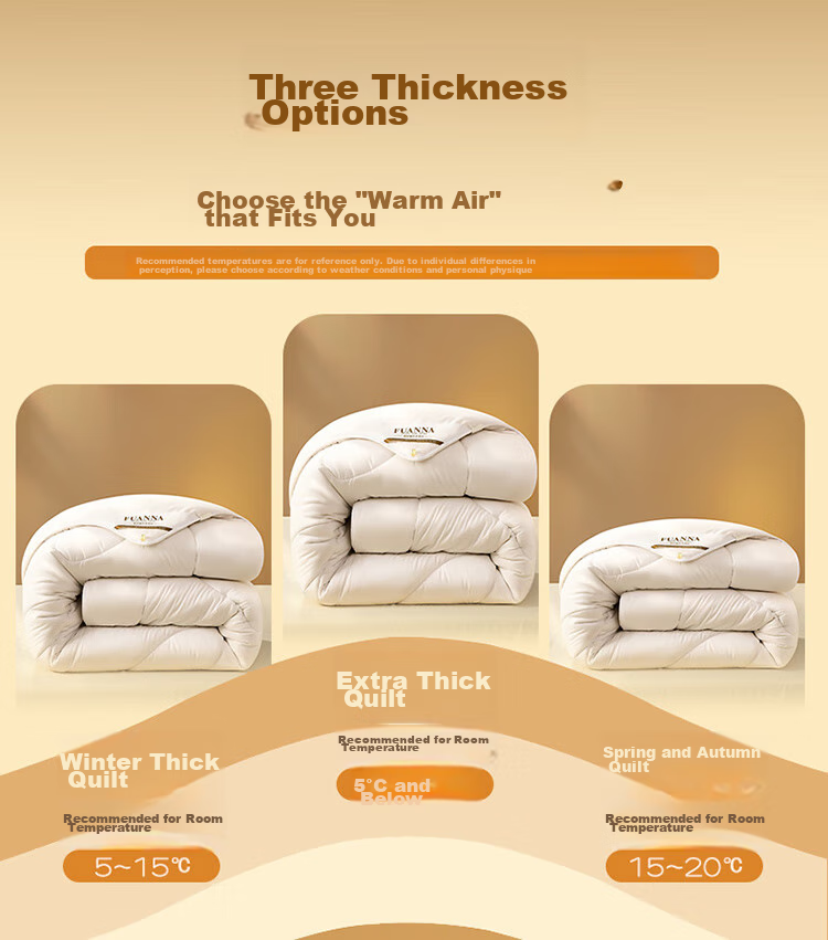 FUANNA 51% Xinjiang Cotton Quilt for Spring And Autumn, Antibacterial Cotton Comforter for Spring And Autumn, Double-Sized Air Conditioning Quilt Core, 4.2 Jin (2.1 Kg), 203*229cm 9