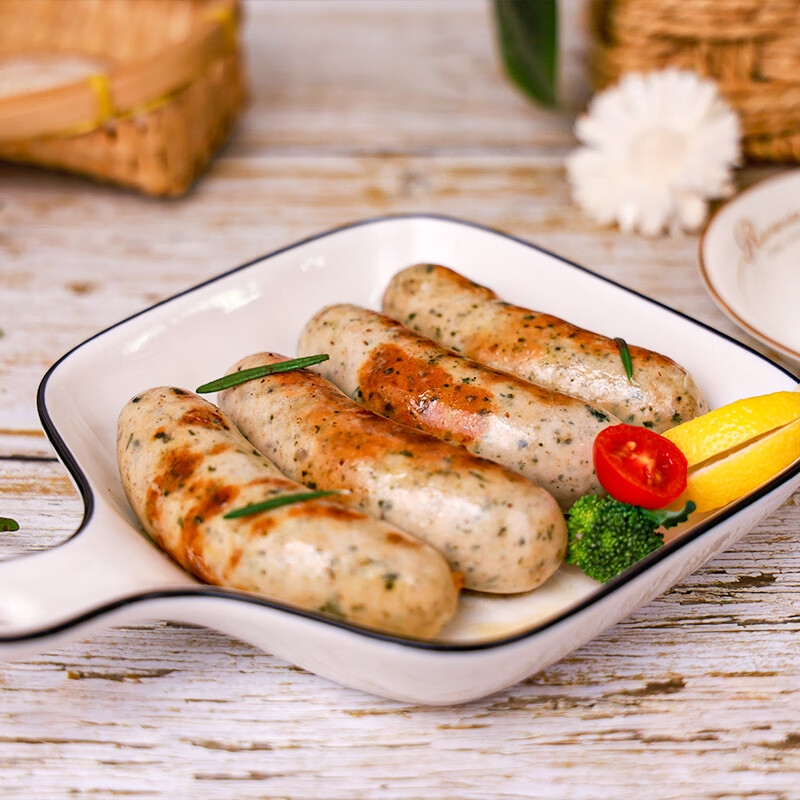 健士牌 德国风味慕尼黑香肠400g/袋德式白肠西式烧烤香肠早餐三明治食材