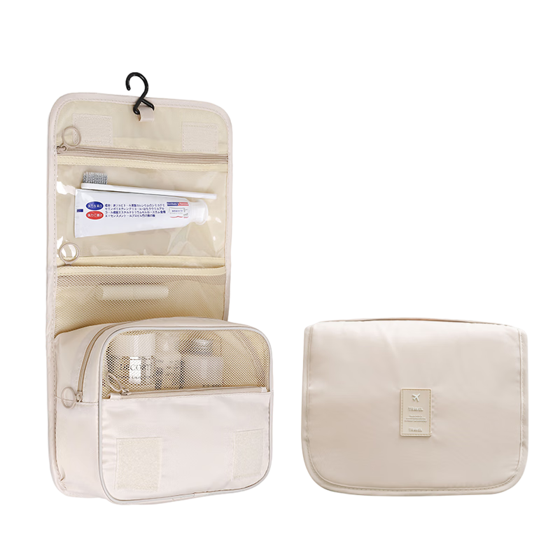 JAJALIN Travel Toiletry Bag with Wet And Dry Separation, Business Trip Toiletry Organizer Set for Men And Women, Large Capacity Portable Makeup Bag