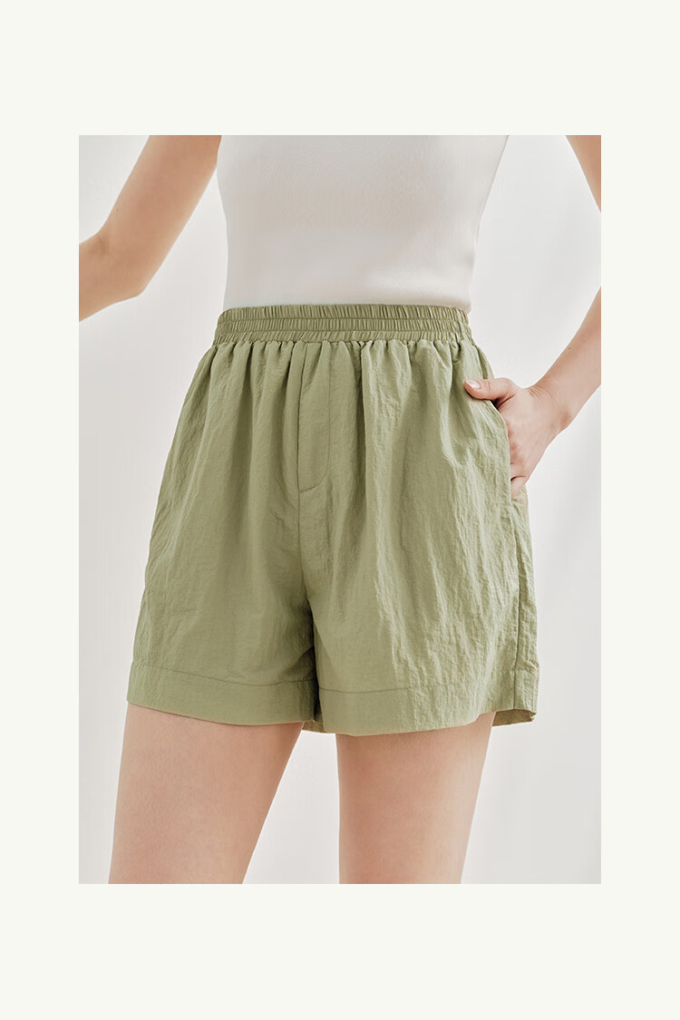 INMAN UPF100+ Sun Protection Shirt for Women, Summer Fashion Blouse Jacket, Bean Green Color, Size L 38
