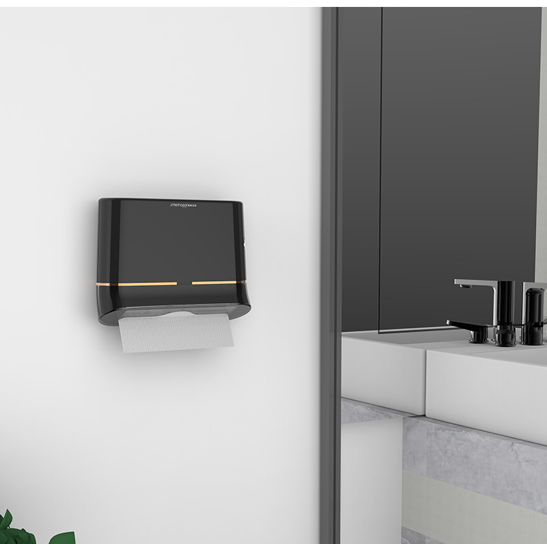 Interhasa! Wall-Mounted Toilet Paper Holder, Bathroom Tissue Dispenser, No Drilling Required E6002 15
