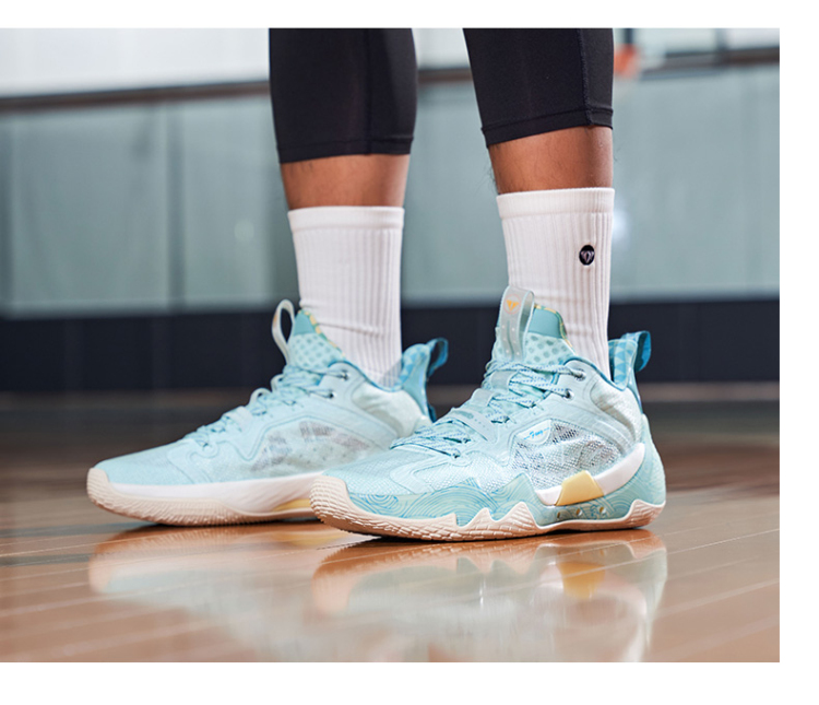 QIAODAN Basketball Shoes Venom ProSE Technology Rebound Shock Absorption Durable Professional Game Sports Shoes for Men 21