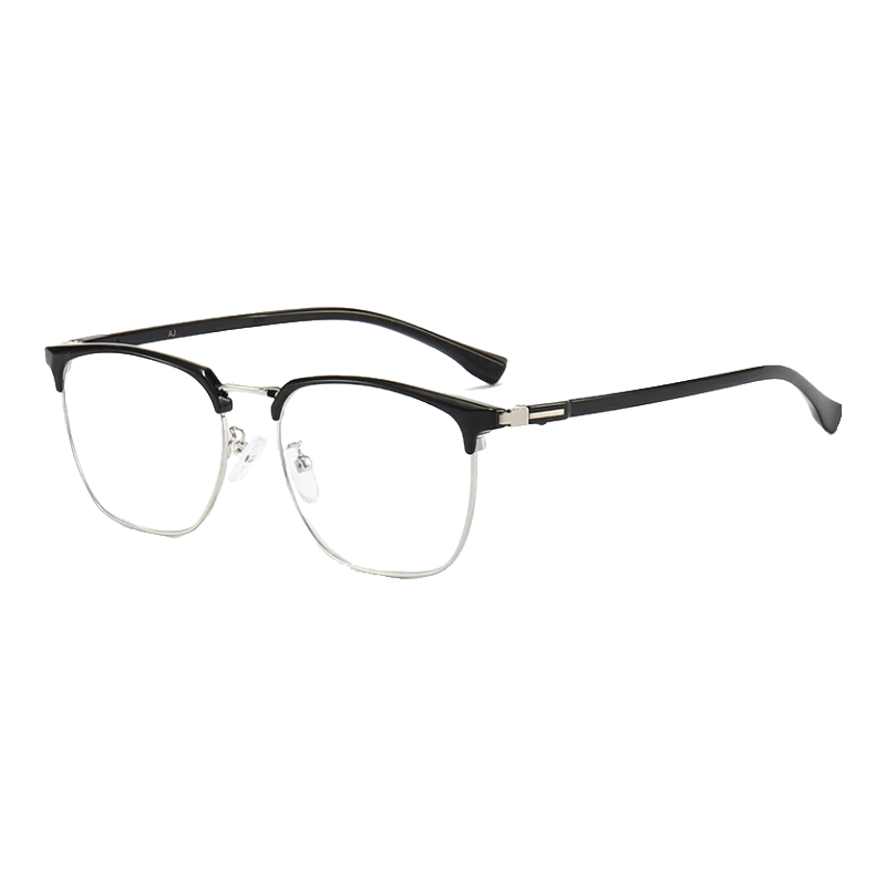 Angelamiao Reading Glasses, High-Definition Anti-Blue Light Anti-Fatigue TR Ultra-Light Fashionable Square Simple Versatile Glasses, Father's Day Gift