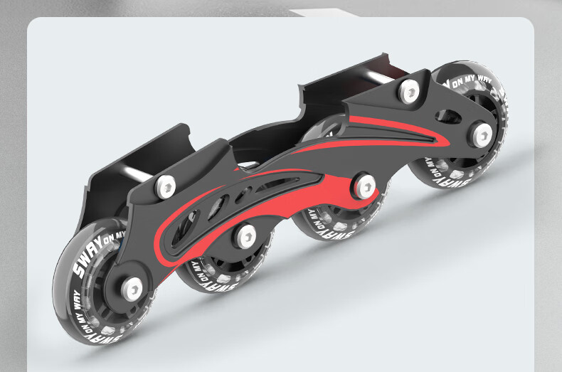 SWAY Roller Skates for Children, Inline Skates Set with Adjustable Wheels for Boys And Girls, Roller Skates for Beginners And Older Kids S7 21