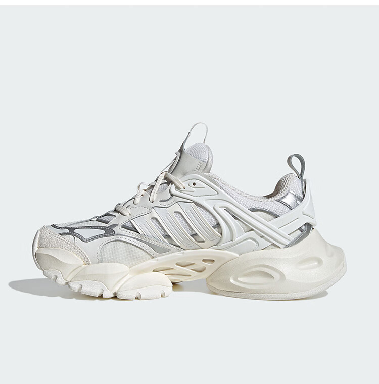 Adidas XLG RUNNER DELUXE Lightweight Armor Shoes Thick-Soled Running Shoes, Bright White, Size 42 2