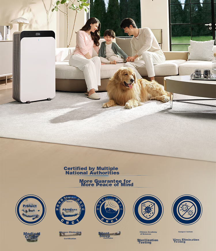Blueair Air Purifier, Formaldehyde Removal, Large Space Medical-Grade Purification Machine, New Home Quick Move-In, Household Bedroom Use, Removes Flu, Smoke, Odors, Cat Hair, CP9i 2