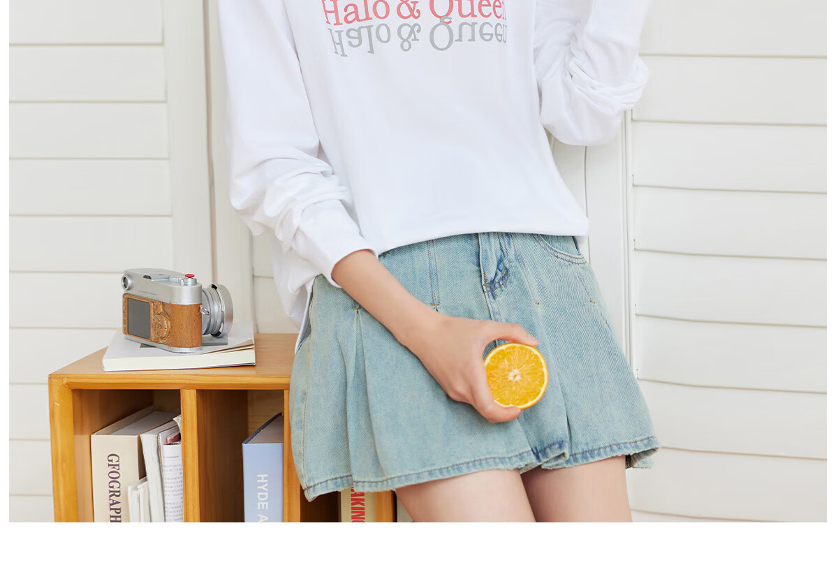 Halo Queen Women's Long Sleeve Cotton T-Shirt Spring Autumn Round Neck Letter Bow Print Casual Base Shirt New H143T2009 37