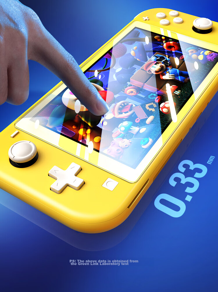 UGREEN High-Definition Tempered Glass Screen Protector for Switch Lite, Universal Nintendo Game Console Screen Protector, Shatterproof, Anti-Fingerprint, Wear-Resistant, Scratch-Resistant, Protective Accessory for NS 12
