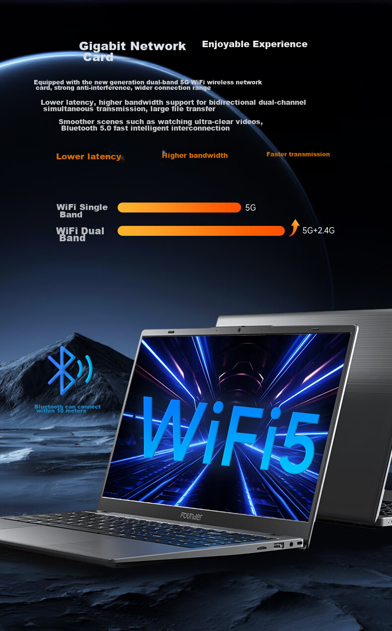Fangzheng 2026 New i3 Lightweight Laptop 15.6" 8GB RAM 128GB SSD High-Performance Business Travel Study Entertainment All-in-One Notebook 13