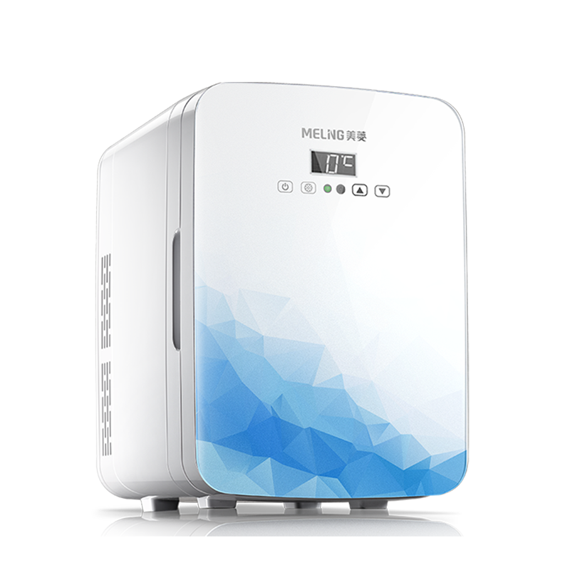 MeiLing Car Refrigerator, 10L Mini Fridge, Student Dorm Office Breast Milk Cooler And Warmer, Outdoor Home Appliance