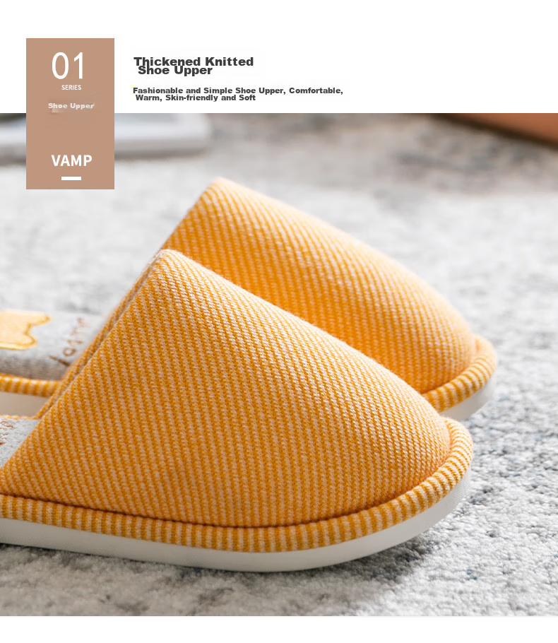GUOLUOFEI Japanese-Style Wooden Floor Slippers for Men, Indoor Thick-Soled Couple's Slippers for All Seasons, Bean Green Color, Size 36-37 4
