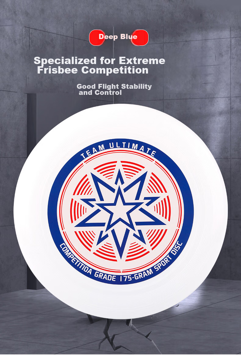 Zihu Frisbee Disc 175g Professional Ultimate Competition Outdoor Game Toy, Beach Professional Adult Speed Racing Sport 1
