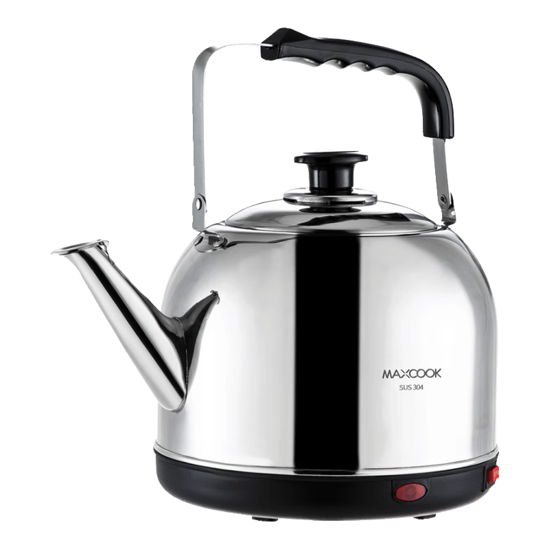 MAXCOOK Electric Kettle, 304 Stainless Steel Water Boiler with Whistling Sound, 5L Thickened Whistling Kettle, Auto Shut-Off, Anti-Dry Burning, TB-24