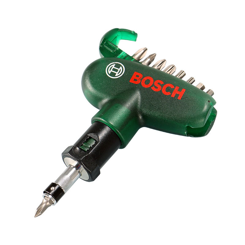 BOSCH Screwdriver Bit Set for Furniture Repair And Toy Assembly, Alloy Steel Material, 10 Pieces "Easy to Handle"