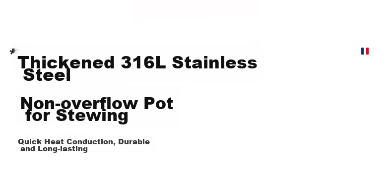 Tefal Stainless Steel Soup Pot, Thickened Stew Pot, Suitable for Induction Cooker, Large Capacity Cooking Pot, Dishwasher Safe 5