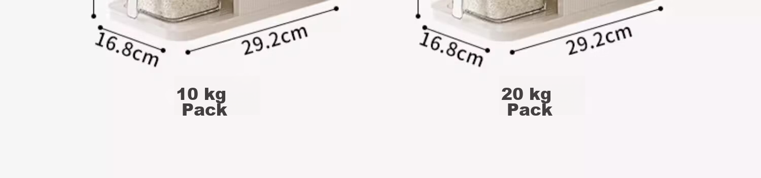 Jiadu Rice Container for Home Use, 2024 New Model, Insect-Proof, Moisture-Proof, Sealed Rice Bin, Rice Storage Container, Rice Grain Storage Box 18