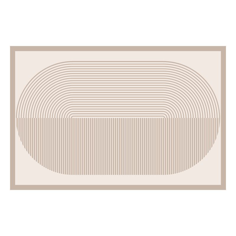 Qimian Living Room Carpet, Light Luxury Minimalist Design, Skin-Friendly, Non-Slip, Dirt-Resistant, Suitable for Sofa, Coffee Table, Bedroom, Large Area Rug, 200*300cm