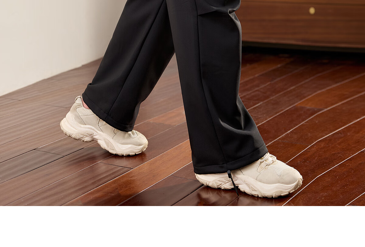 Halo Queen Women's Casual Pants, American-Style Breathable Loose Cargo Pants, High-Waisted Draping Parachute Pants H13KK2711 57