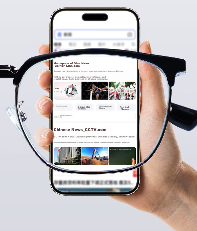 Angelamiao Reading Glasses, High-Definition Anti-Blue Light Anti-Fatigue TR Ultra-Light Fashionable Square Simple Versatile Glasses, Father's Day Gift 8