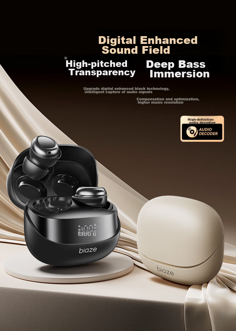 BIAZE Sleep Earphones [Sleep Bean] True Wireless In-Ear Noise-Cancelling Soundproof Hidden Earplugs for Side Sleeping, Pain-Free ASMR, Sports, Gaming, Music, Long Battery Life, Off-White 7