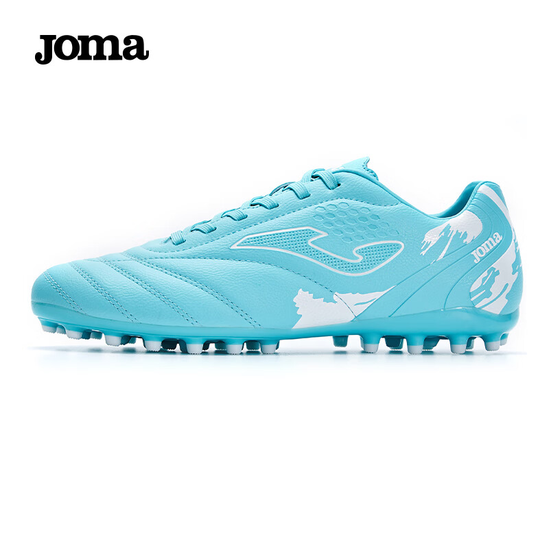 JOMA Soccer Shoes for Men, Women, Adults, Teenagers And Students, Competition MG Studs Non-Slip Football Training Shoes, Light Blue, Size 40