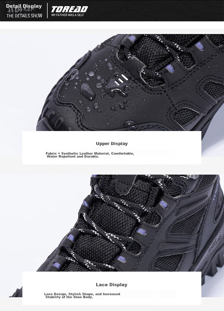 TOREAD Hiking Boots, Autumn And Winter Couple's Warm Wear-Resistant Cold-Proof Trail Shoes, Outdoor High-Top Trekking Shoes, TFBBCM92933 21